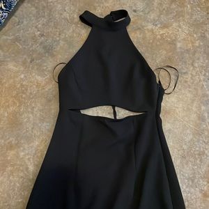 Black mini dress Zara